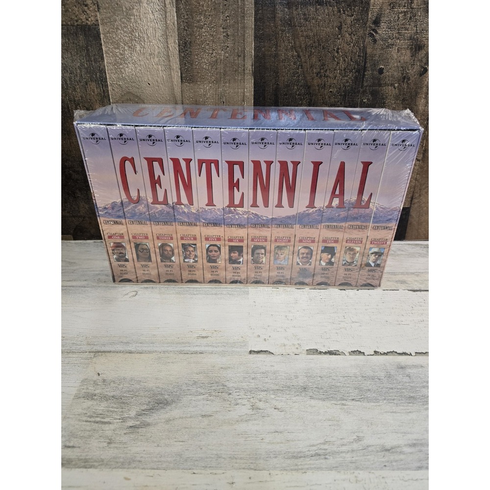 Centennial Complete Series VHS Box Set 12 Tapes Factory Sealed 1997 Universal